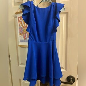 Royal blue dress